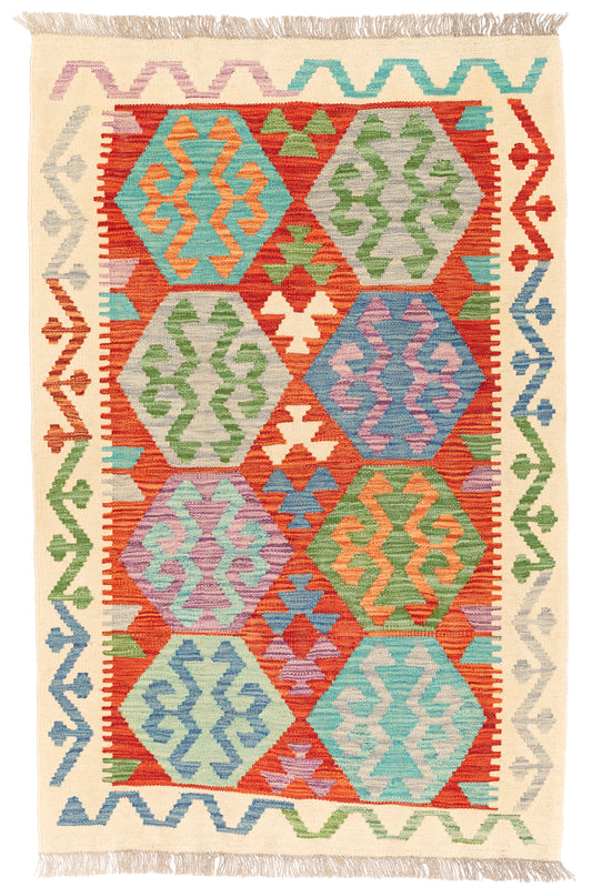 Kelim-Teppich, 146 × 95 cm