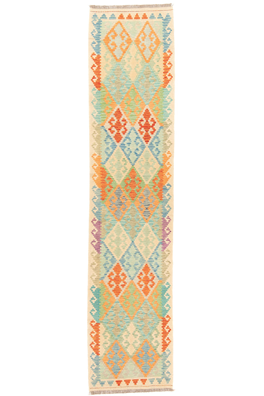 Kelim-Teppich, 377 × 86 cm